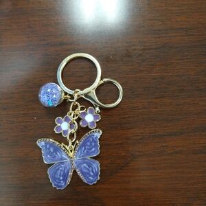 Purple Butterfly Key Holder